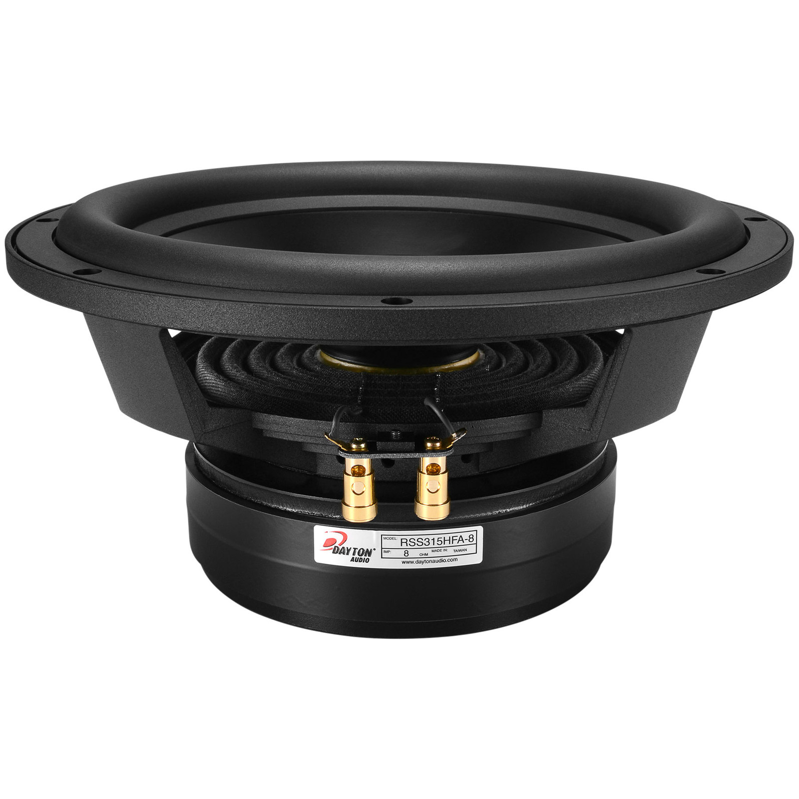 Dayton Audio RSS315HFA8 12" Reference HF Subwoofer 8 Ohm 844632088681