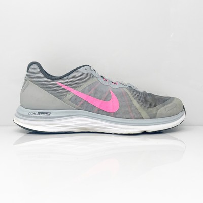 Nike Womens Dual Fusion X2 819318-007 Серые кроссовки для бега Размер 8