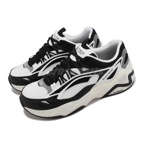 

Skechers D Lites Hyper Burst White Black Мужская повседневная обувь LifeStyle 232426-WBK, Черный, D Lites Hyper Burst