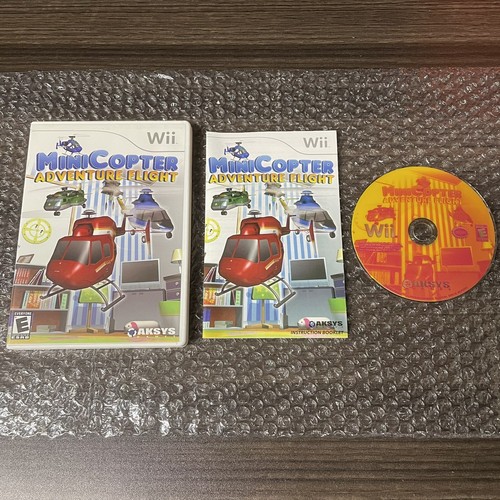 MiniCopter: Adventure Flight Nintendo Wii COMPLETE Disc+Case