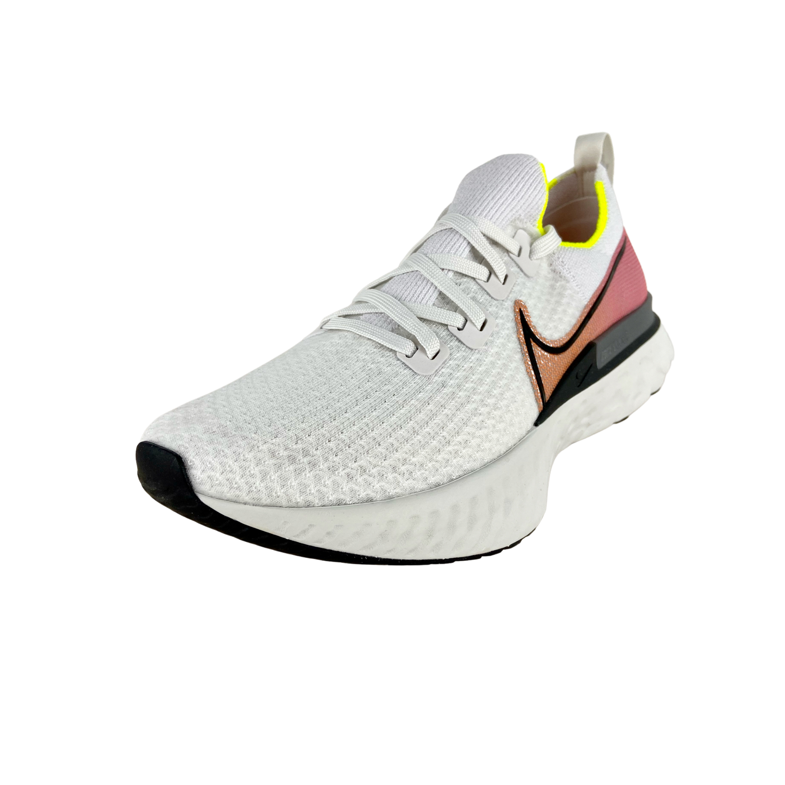 NIKE NIKE REACT INFINITY RUN FLYKNIT WEISS/PINK HERREN NEUTRAL-LAUFSCHUHE CD4371-004