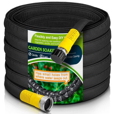 200 Ft, Heavy Duty Water Hose Irrigation Sprinkler, L...