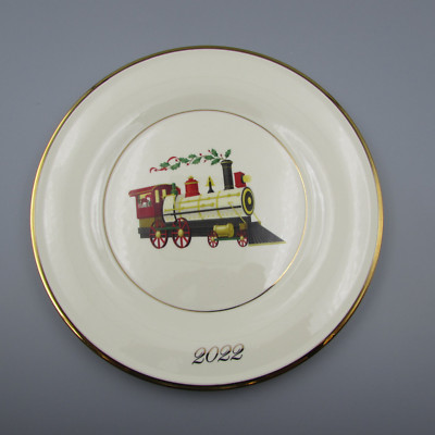 Lenox Collectibles ANNUAL 2022 HOLIDAY TRAIN Accent Collectors Plate New