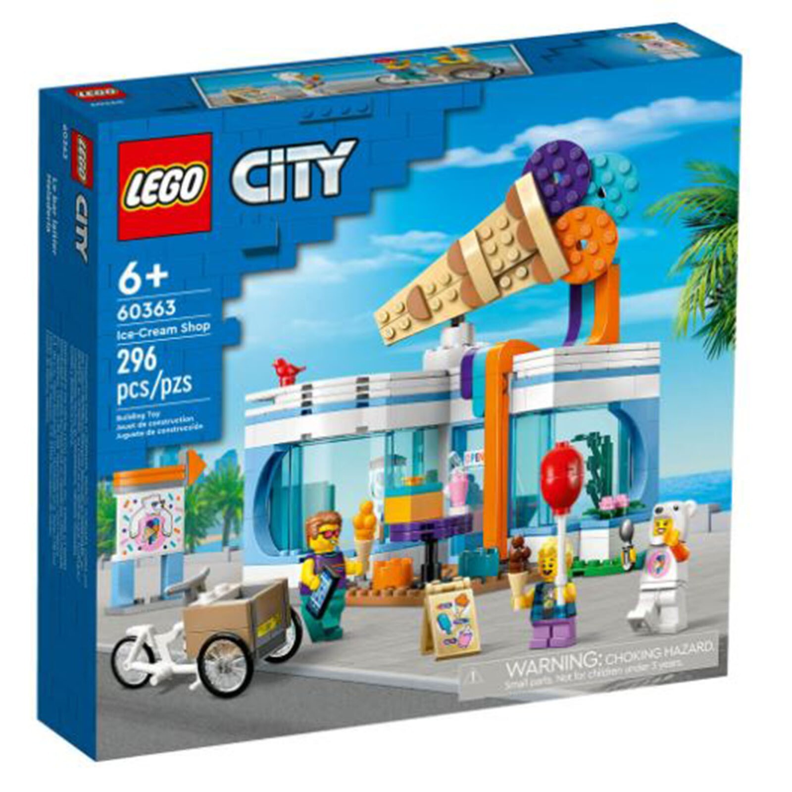Набор для строительства магазина мороженого LEGO Cty 60363 НОВЫЙ