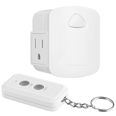 DEWENWILS Indoor Remote Control Outlet, Wireless Remote Light Switch for Lamp