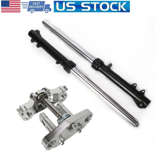 Front Forks & Shock Suspension Triple Tree for SSR Tar SDG 50-125cc Pit Bike