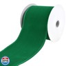 Homeford Christmas Velvet Wired Edge Ribbon, 4-inch, 10-Yard, Emerald Green