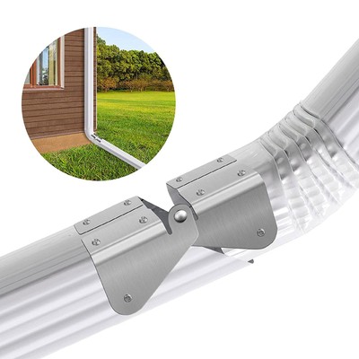 2pcs Downspout Gutter Hinge Flip-Up Hinge Guttering Extension Zip Hinge