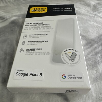 OtterBox Google Pixel 8 Glass Screen Protector, scratch protection, flawless cla