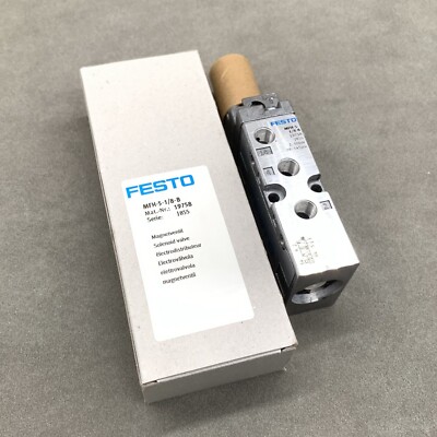 New In Box FESTO MFH-5-1/8-B 19758 Solenoid Valve Free Shipping