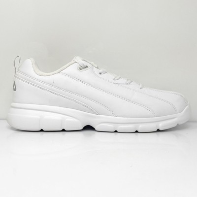 

Fila Mens Leverage 1SC086XX-119 Белая повседневная обувь Кроссовки Размер 12, Белый, Leverage