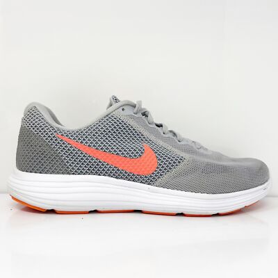 Nike Womens Revolution 3 819302-002 Серые кроссовки для бега, размер 11