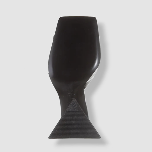 Pre-owned Attico $820 The  Women's Black Devon Stripe Slide Sandal Shoes Size Eu 38/us 8