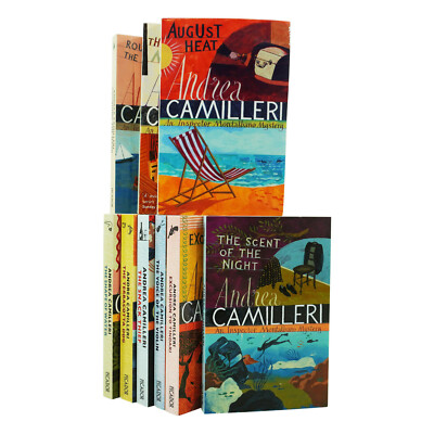 Inspector Montalbano by Andrea Camilleri Books 1-10 Collection - Fiction - PB