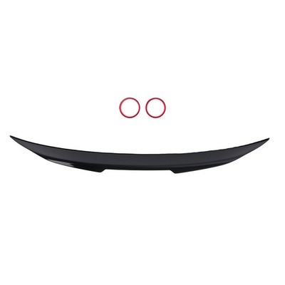 Rear Trunk Spoiler Wing Lip for BMW 4 Series F33 Convertible 2014-2020 Black
