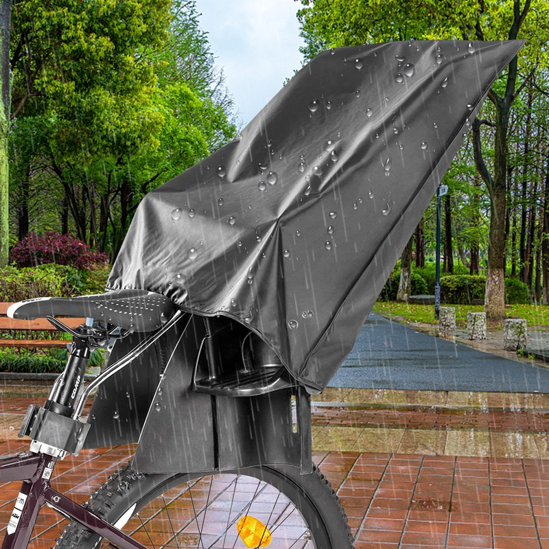 Bicycle Child Seat Rain Cover UV-Proof Oxford Fabric Waterproof Rain physical