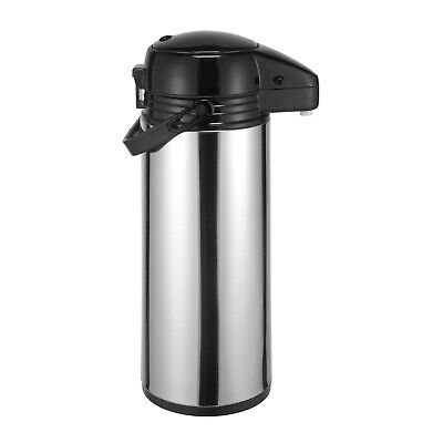 Thermoskanne Edelstahl 1,9l Kaffeekanne Airpot Pumpkanne Isolierkanne Teekanne