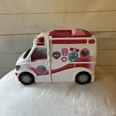 barbie care clinic play set ambulance transforms into hospital nib 196114160906