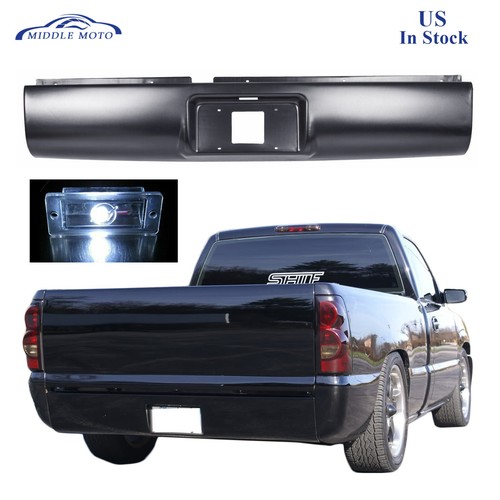 Rear Bumper Roll Pan W/led Liscense Light For 19942003 Chevy Gmc S10 Sonoma New for sale in