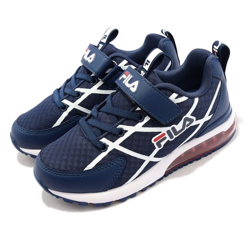

Fila J811W Navy Red White Strap Junior Kids Дошкольная спортивная обувь для бега, Multi-coloured, J811w