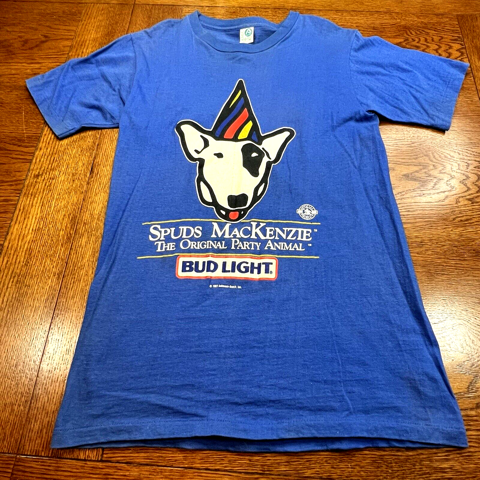 VTG 1987 Spuds Mackenzie Bud Light Original Party Animal