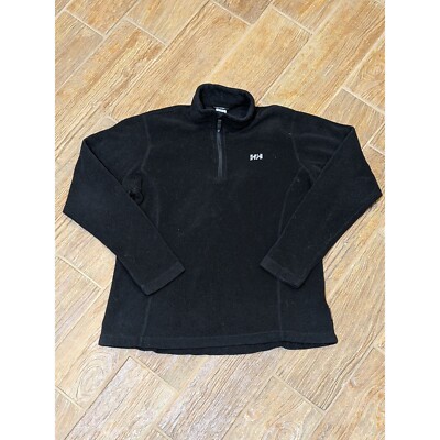 Helly Hansen Daybreaker 1/2 Zip Fleece Black Quarter Zip Pullover Jacket Size XL