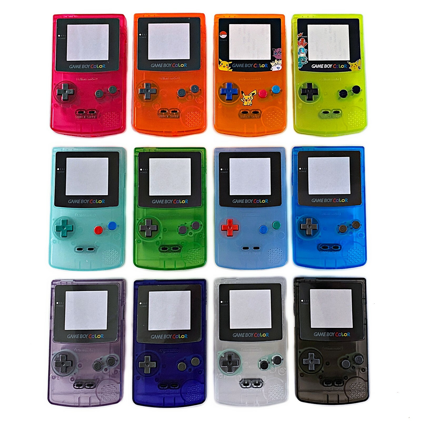 GameBoy Color Replacement Shell Housing IPS Ready Q5 2.0 V2 V3 Trim Game Boy GBC GameBoy Color Replacement Shell Housing IPS Ready Q5 2.0 V2 V3 Trim Game Boy GBC