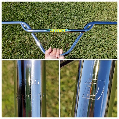 New! Dyno CR-MO Pretzel (Chrome) Handlebars nos old school bmx-BEST CRUISER BARS