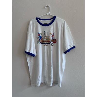 RARE Disney Collectable YesterEars Epcot Figment Dreamfinder Ringer T-Shirt 2X