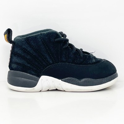 

Черные баскетбольные кроссовки Nike Boys Air Jordan XII 850000-017, размер 8C, Черный, Air Jordan XII