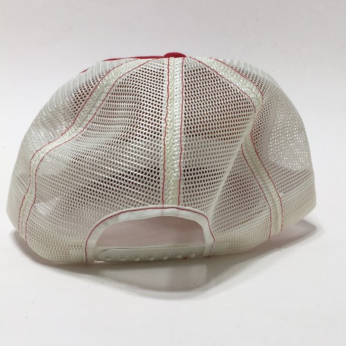 Vintage Red Wing Shoes Hat Cap Patch Mesh Foam Trucker Snapback Shipshewana USA