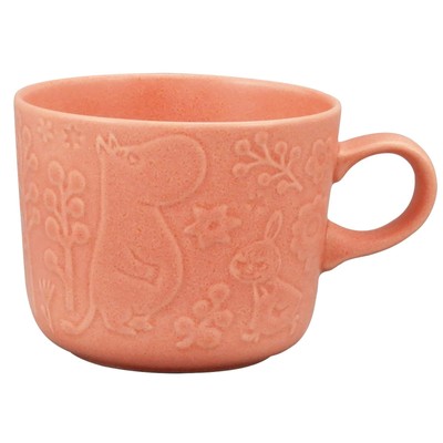 Yamaka Shoten MOOMIN ''Caverly'' Mug Large Apricot Orange Capacity Ap...