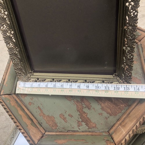 Vintage  Table Or Wall Picture Frame BRASS/ Metal 16.5x13.5