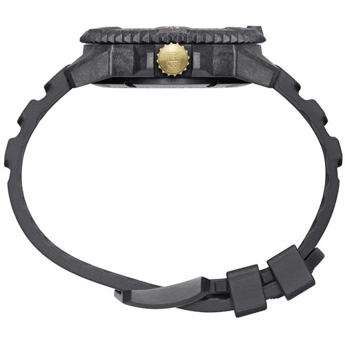 Pre-owned Luminox Men's Watch Master Carbon Navy Seal Black Dial Strap Xs.3805.nolb.set