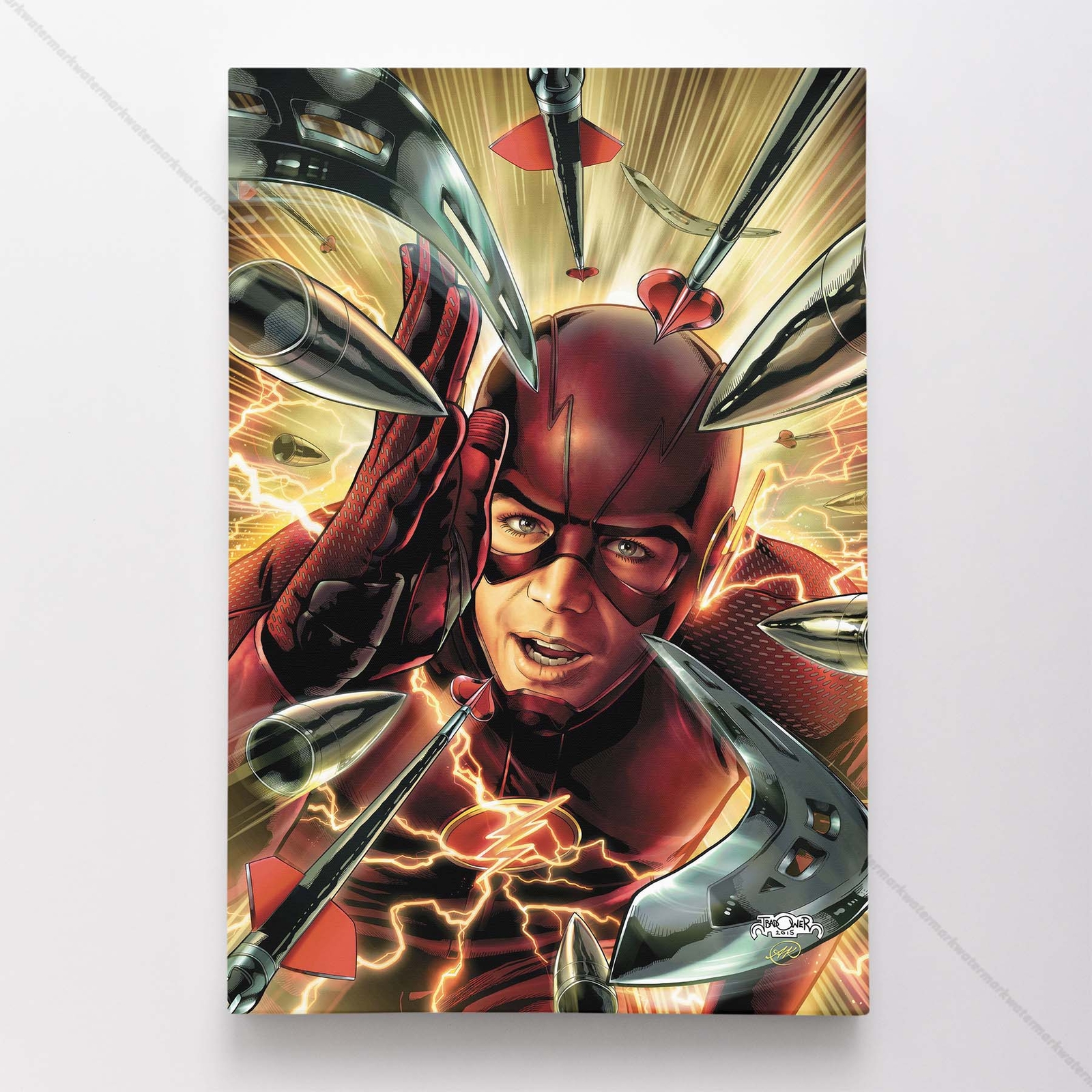 Flash Poster Canvas DC Justice League Comic Book Cover Art Print #596