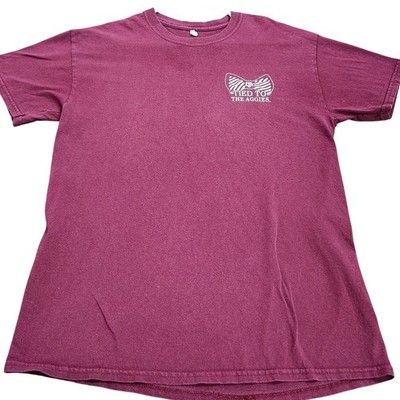 Texas A&M Aggies Tied to the Aggies Maroon Graphic T-Shirt Gildan Men M 2015
