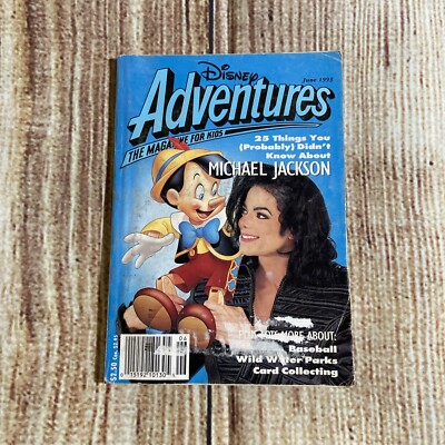 Disney s Adventures For Kids Magazine June 1993 Mickey Mouse Michael Jackson