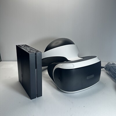 Sony PS4 PlayStation 4 VR Headset Camera Bundle CUH-ZVR2 (No Move Controllers)
