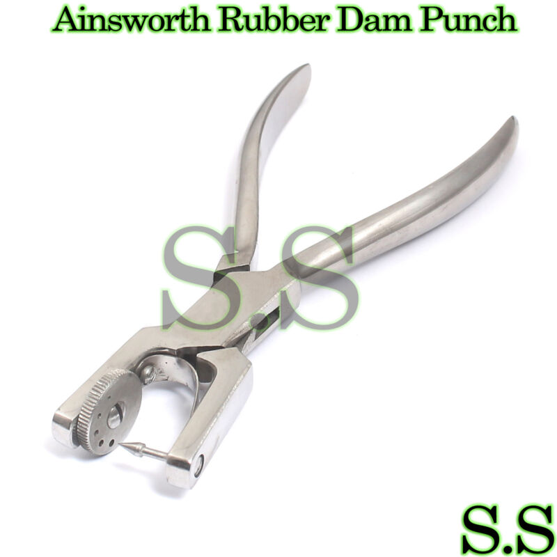 Rubber Dam Punch Surgical, Dental Instruments Stainless Steel 