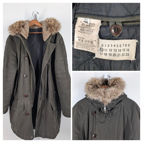 Martin Margiela AW 2005 Military N-3B Parka Padded Olive Martin Margiela AW 2005 Military N-3B Parka Padded Olive