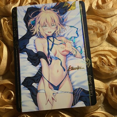 Okita Sōji FATE / GRAND ORDER FGO Goddess Anime Waifu Holo Girl Card