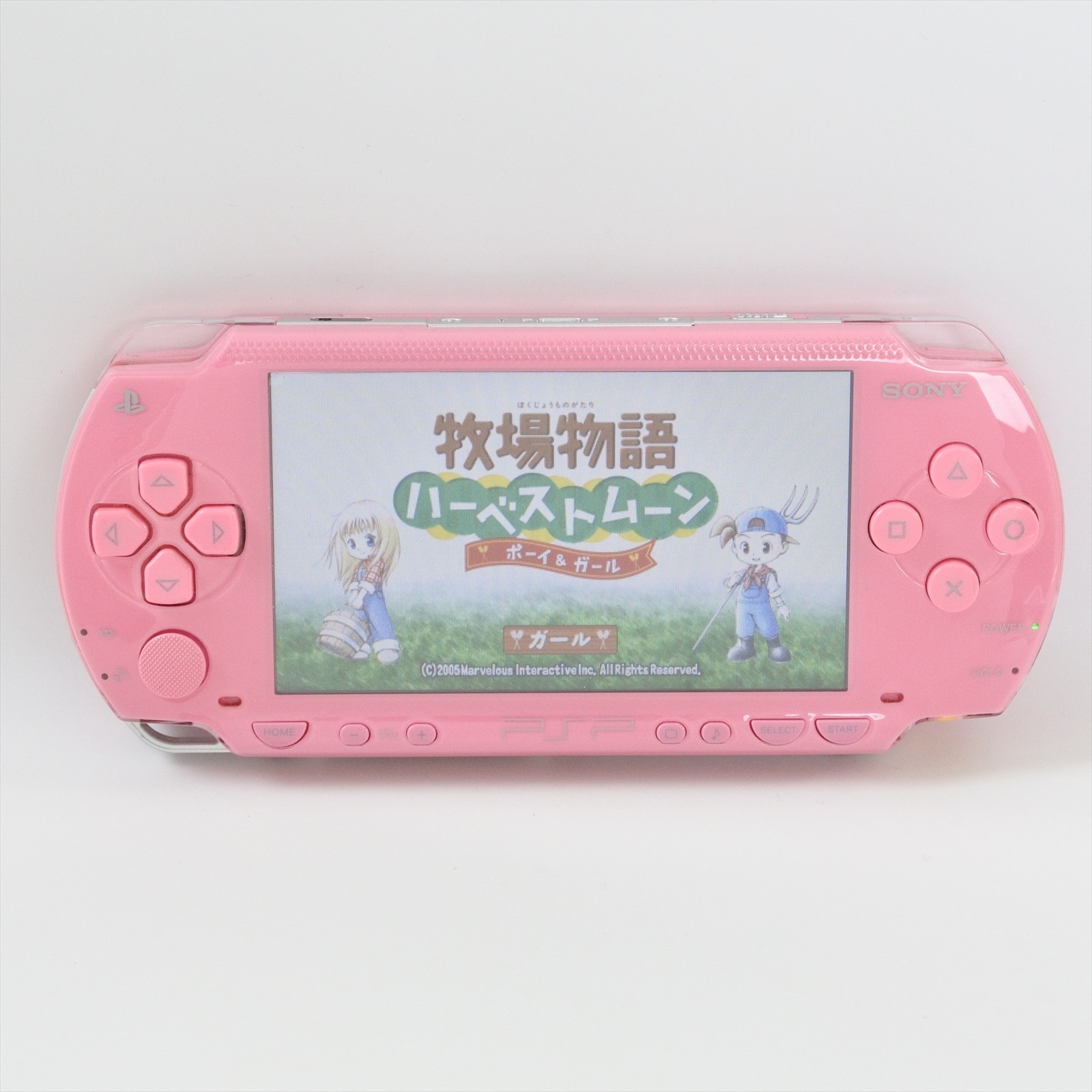 PSP Console PINK PSP-1000 NO Memory Stick PS Portable SONY