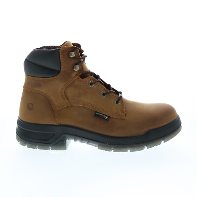 

Wolverine Ramparts USA DuraShocks WP CarbonMax 6 Мужские коричневые широкие рабочие ботинки 11, Коричневый, Wolverine Ramparts USA DuraShocks Waterproof CarbonMax 6"
