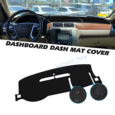 Fit GMC Sierra Yukon 2007-2013 Dash Cover Mat Antiskid Dashboard Sun Protect Pad