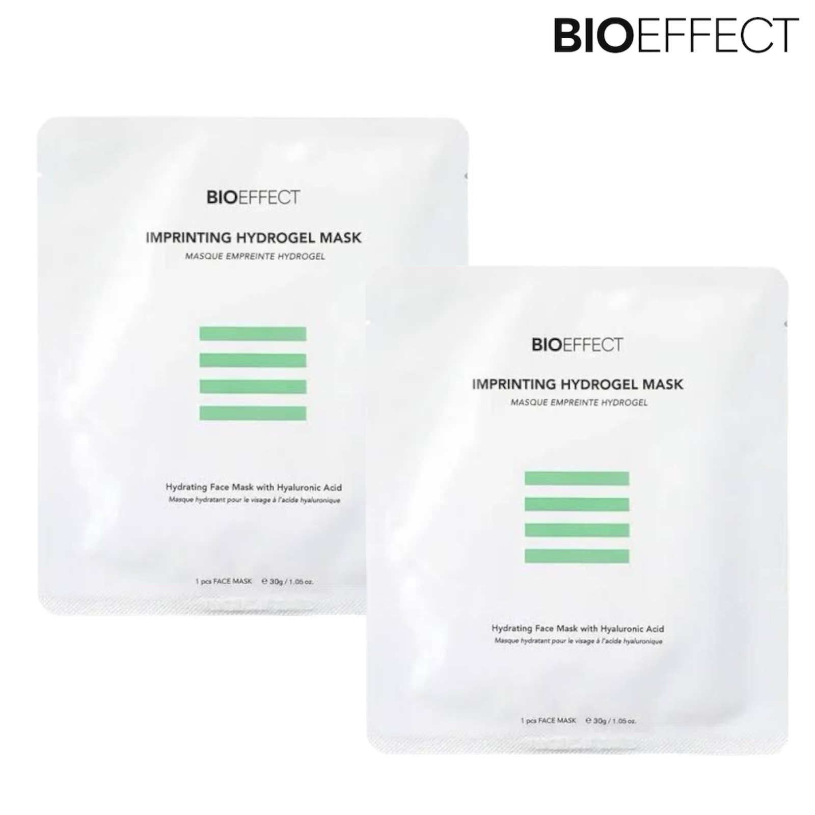 Pack of 2 BioEffect Imprinting Hydrogel Face Mask 30g – Skincare Treatment