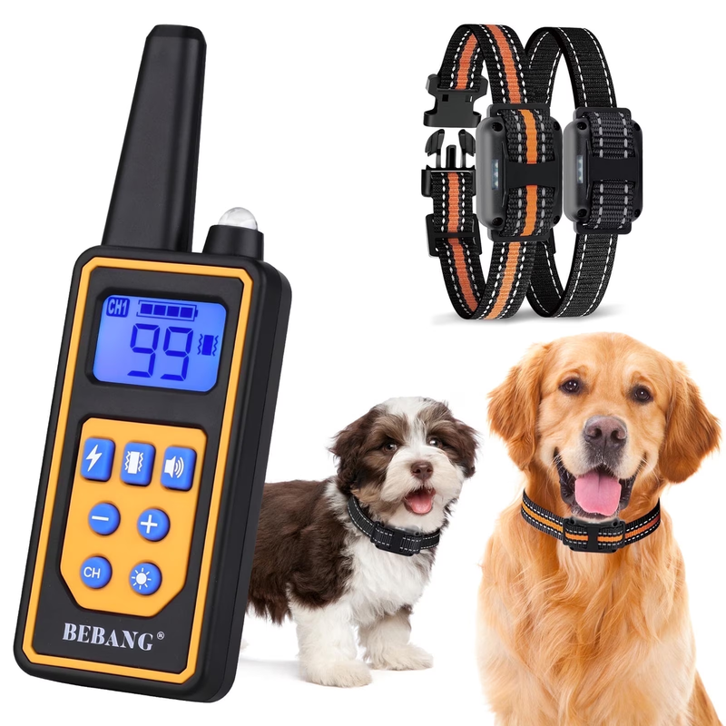 2600FT Dog Training Collars for 2 Dogs, Dog Shock Collar with ...