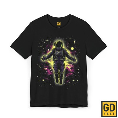 Astronaut T-Shirt - Cosmic Space Design, Starry Nebula Graphic Tee