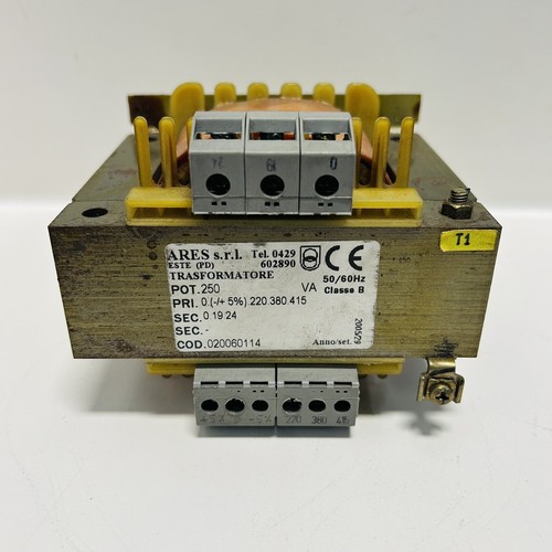 トランス ミニトラ 24V 300VA 170個 Ares Transformer 250 VA Primary 220/380/415V Secondary 0-24V