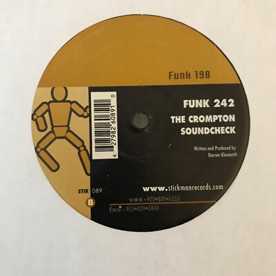 Funk 198 - Imminent Deadline / Funk 242 / The Crompton Soundcheck 12  Vinyl 2001