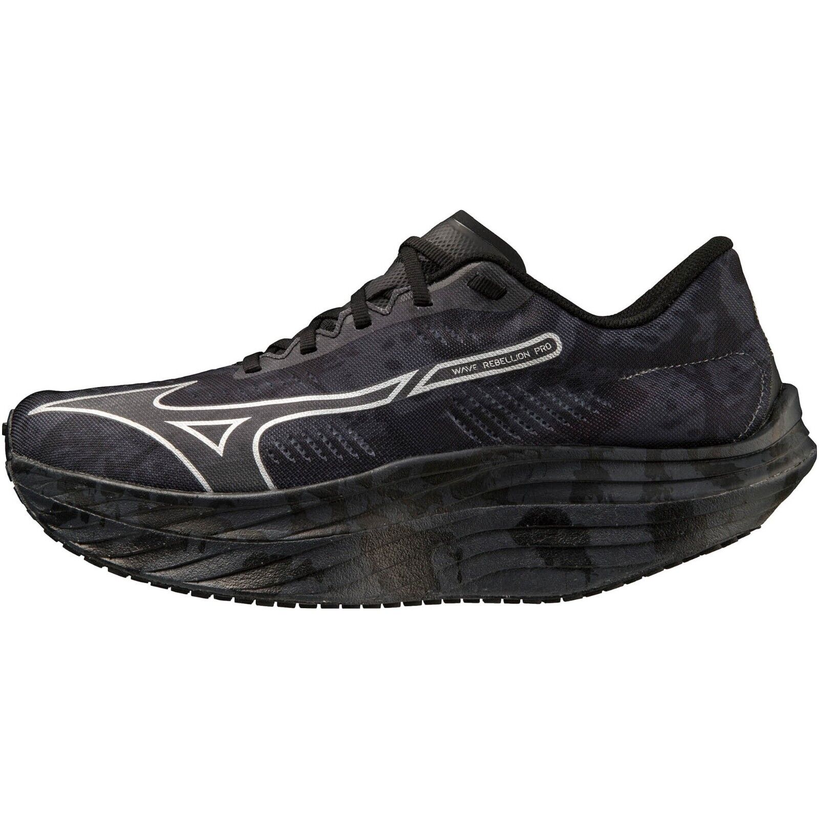 MIZUNO WAVE REBELLION PRO J1GC2317 54 Black Dark Gray Width MIZUNO WAVE REBELLION PRO J1GC2317 54 Black Dark Gray Width